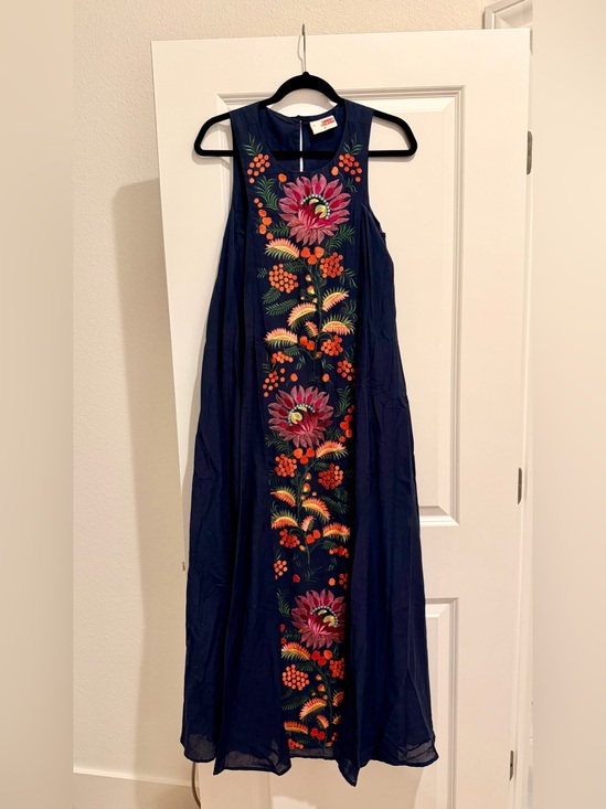 Samant Chauhan Dresses & Skirts - Samant Chauhan Embroidered Halter Dress, a collaboration with Anthropologie